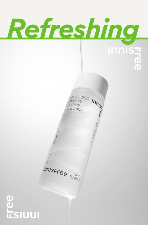 3 x innisfree Apple Seed Lip & Eye Makeup Remover 100 ml from Korea