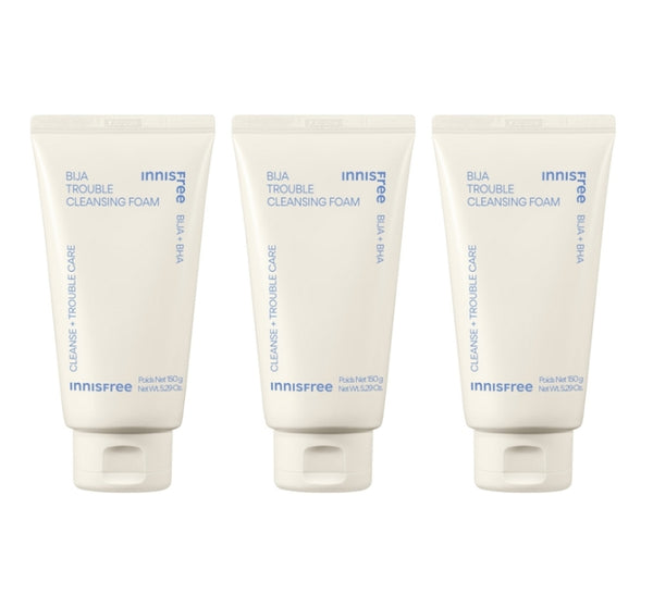 3 x innisfree Bija Trouble Cleansing Foam 150g from Korea by innisfree