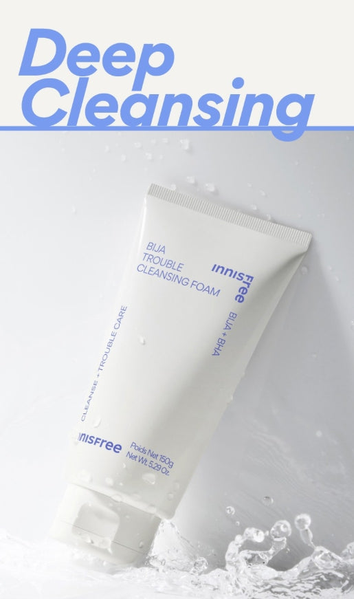 innisfree Bija Trouble Cleansing Foam 150g from Korea