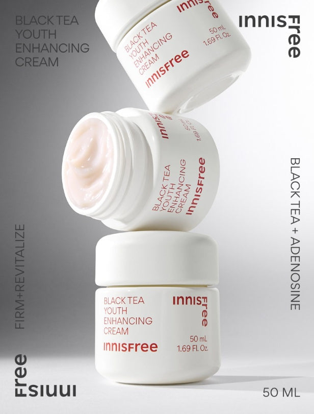 innisfree Black Tea Youth Enhancing Cream 50ml from Korea
