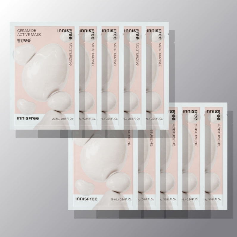 10 x innisfree Ceramide Active Mask 25ml from Korea