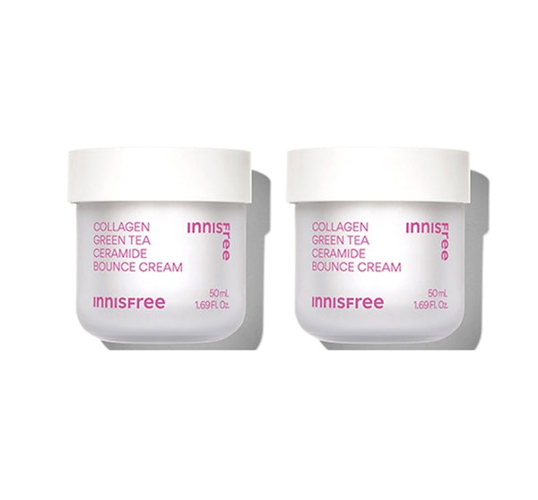 2 x innisfree Collagen Green Tea Ceramide Bounce Cream 50ml from Korea by innisfree