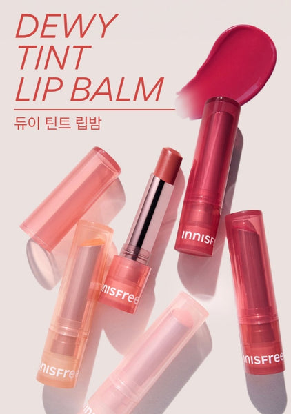 innisfree Dewy Tint Lip Balm 3.2g, 5 Colors from Korea