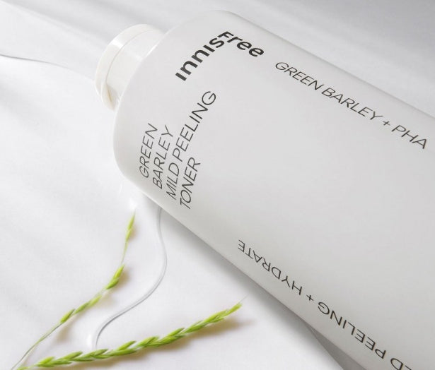 2 x innisfree Green Barley Mild Peeling Toner 250ml from Korea