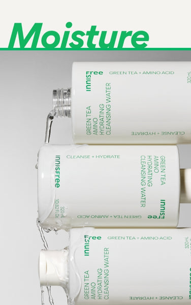 2 x innisfree Green Tea Amino Hydrating Cleansing Water 320ml from Korea