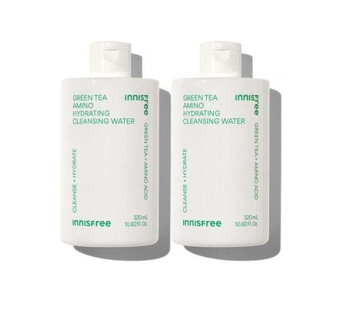2 x innisfree Green Tea Amino Hydrating Cleansing Water 320ml from Korea by innisfree