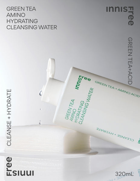 2 x innisfree Green Tea Amino Hydrating Cleansing Water 320ml from Korea