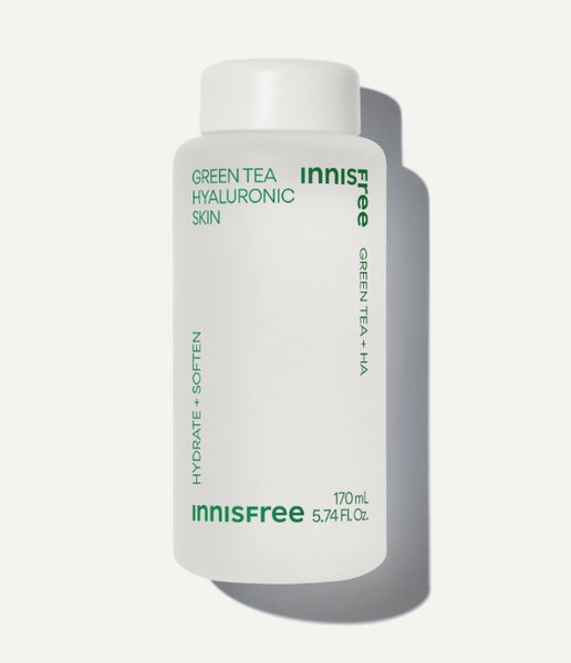 2 x innisfree תה ירוק תחליב הואלורוני 170 מ"ל מקוריאה