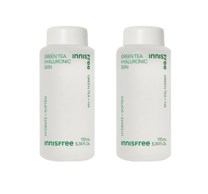 2 x innisfree Green Tea Hyaluronic Skin 170ml from Korea by innisfree