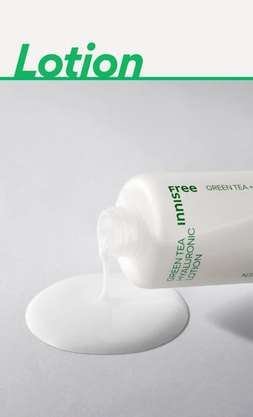 2 x innisfree Green Tea Hyaluronic Hautpflegeset (4 Artikel) aus Korea