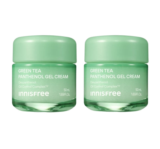 2 x innisfree Green Tea Panthenol Gel Cream Cream 50ml from Korea