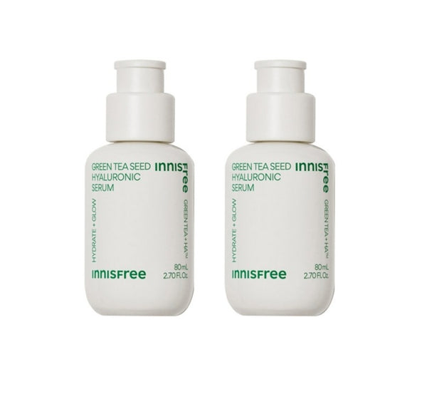 2 x innisfree Green Tea Seed Hyaluronic Acid Serum 80ml from Korea by innisfree