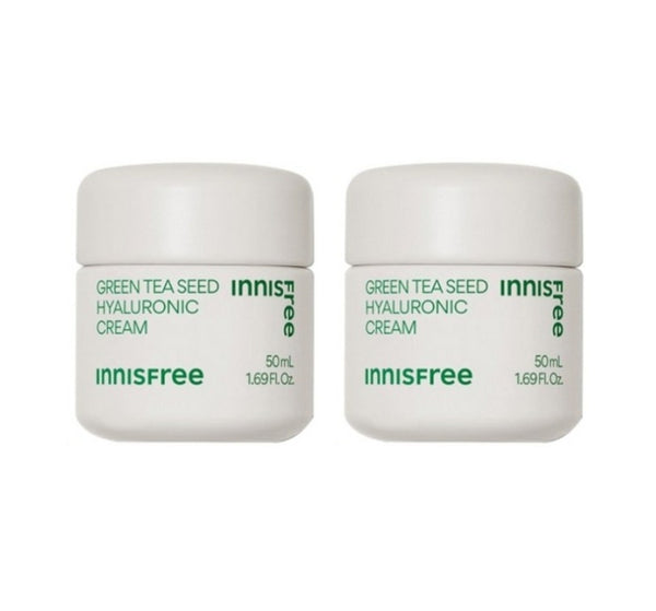 2 x innisfree Green Tea Seed Hyaluronic Cream 50ml from Korea by innisfree