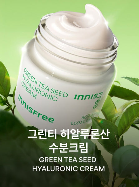 innisfree Grünteesamen-Hyaluron-Creme 50 ml aus Korea