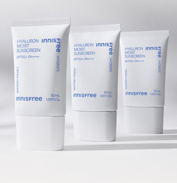 2 x innisfree Hyaluron Moist Sunscreen 50ml SPF50+ PA++++ from Korea