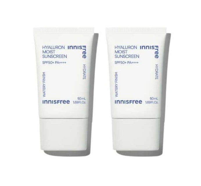 2 x innisfree Hyaluron Moist Sunscreen 50ml, SPF50+ PA++++ from Korea by innisfree