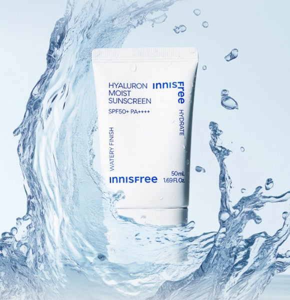 2 x innisfree Hyaluron Moist Sunscreen 50ml SPF50+ PA++++ from Korea