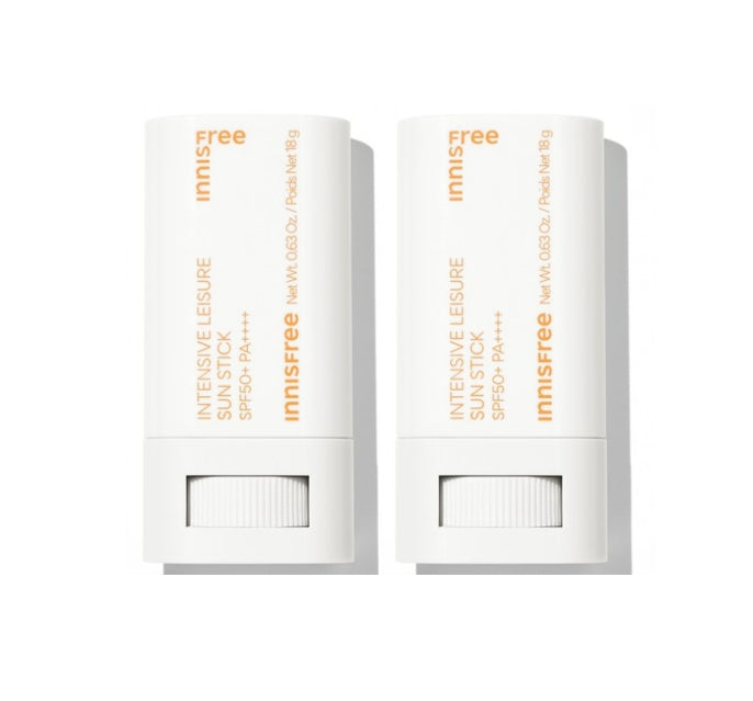 2 x innisfree Intensive Leisure Sun Stick 18g, SPF50+ PA++++ from Korea by innisfree
