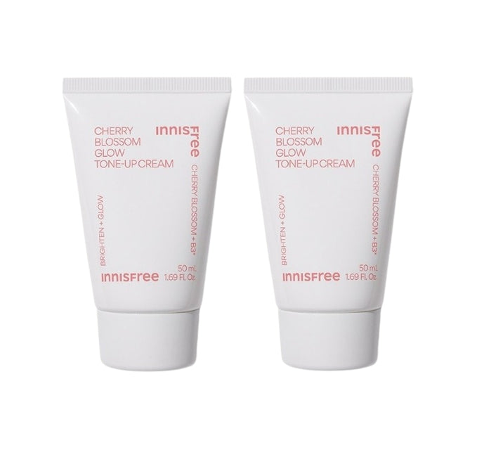 2 x innisfree Jeju Cherry Blossom Glow Tone-up Cream 50ml from Korea by innisfree