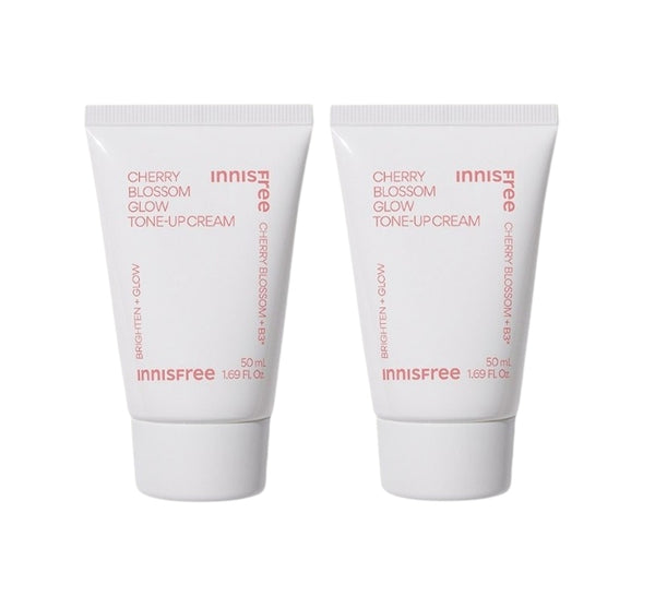 2 x innisfree Jeju Cherry Blossom Glow Tone-up Cream 50ml from Korea by innisfree