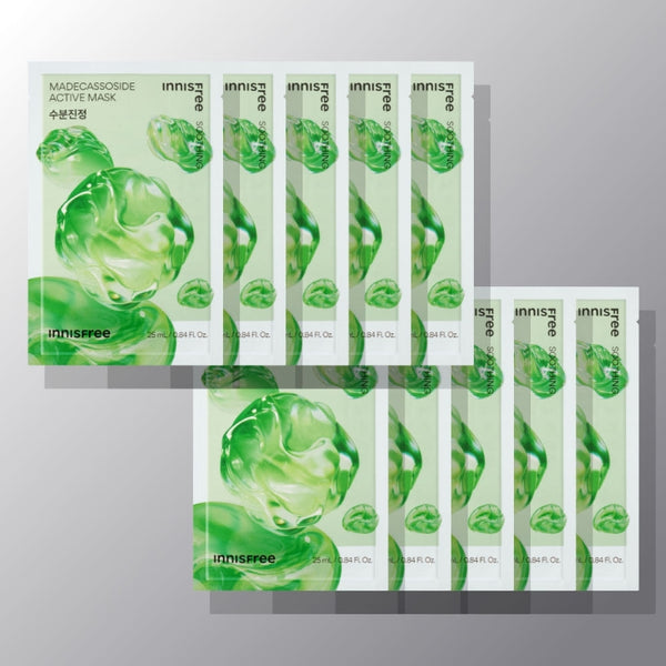 10 x innisfree Madecassoside Active Mask 25ml from Korea
