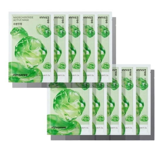 10 x innisfree Madecassoside Active Mask 25ml from Korea