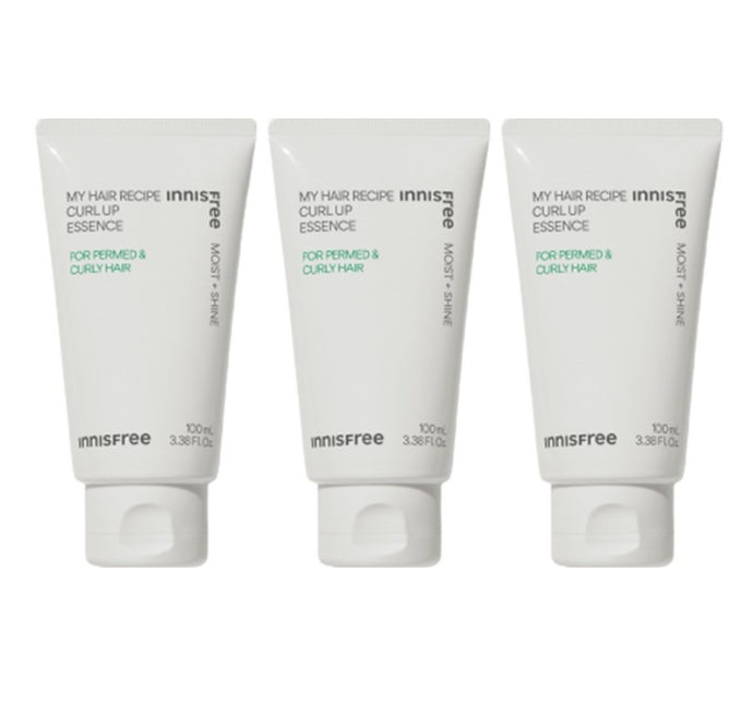 3 x innisfree My Hair Recipe Curl Up Essence 100ml from Korea by innisfree
