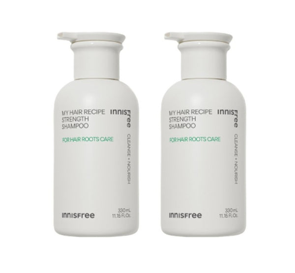 2 x innisfree My Hair Recipe Strength Shampoo 330ml from Korea by innisfree