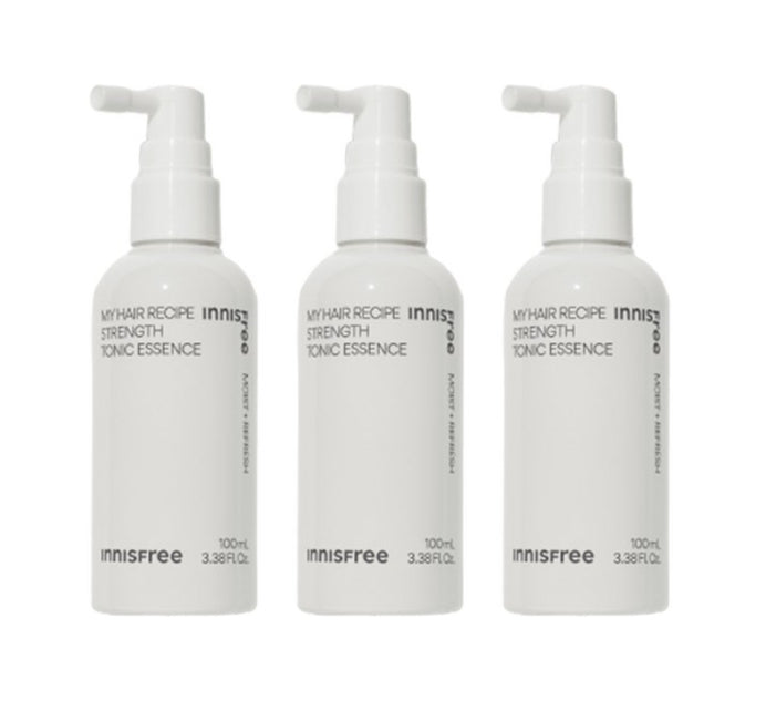 3 x innisfree My Hair Recipe Strength Tonic Essence 100ml from Korea by innisfree