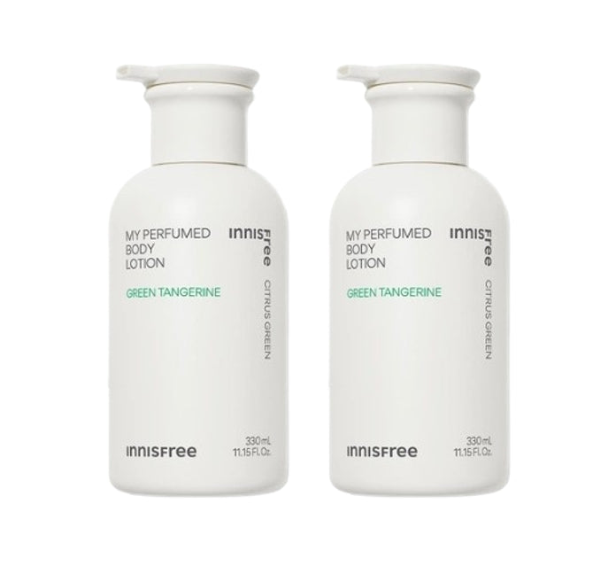 2 x innisfree My Perfumed Body Lotion Green Tangerine 330ml from Korea by innisfree