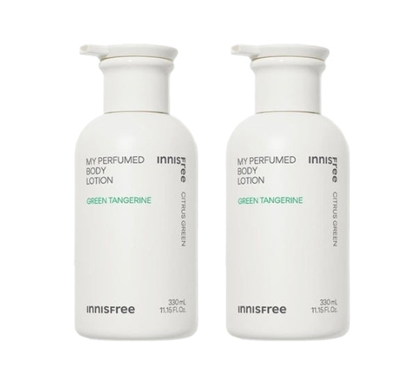 2 x innisfree My Perfumed Body Lotion Green Tangerine 330ml from Korea by innisfree