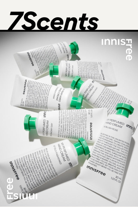 2 x innisfree My Perfumed Hand Cream 30ml, 7 Scents from Korea