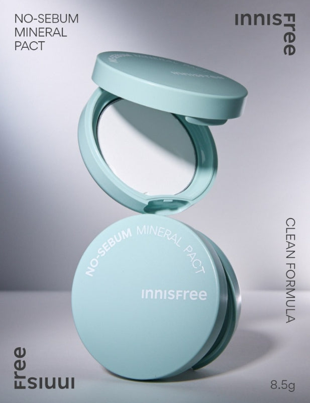 2 x innisfree No-Sebum Mineral Pact 8,5g aus Korea