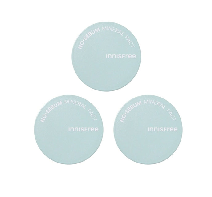 3 x innisfree No-Sebum Mineral Powder 5g from Korea by innisfree
