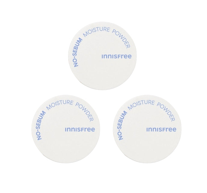 3 x innisfree No-Sebum Moisture Powder 5g from Korea by innisfree
