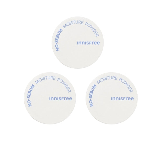 3 x innisfree No-Sebum Moisture Powder 5g from Korea by innisfree