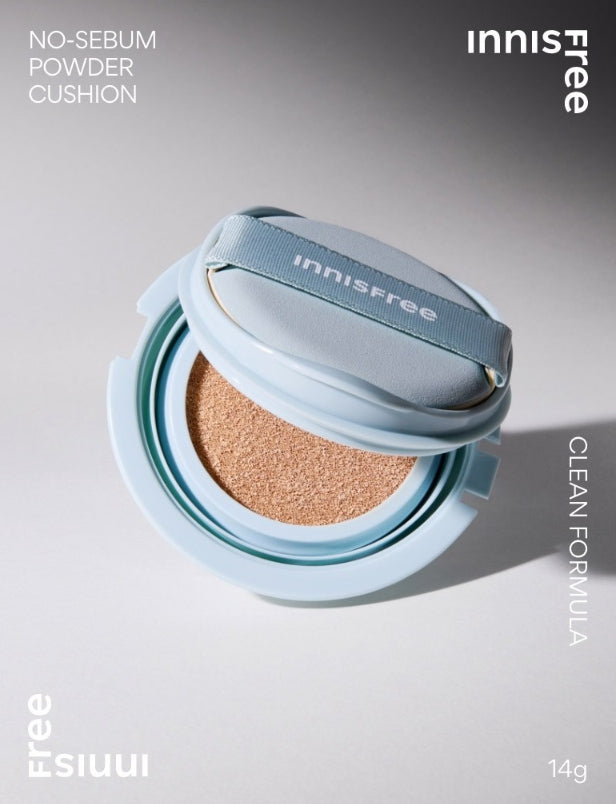 2 x innisfree No-Sebum Powder Cushion Refill 14g SPF35 PA++ from Korea