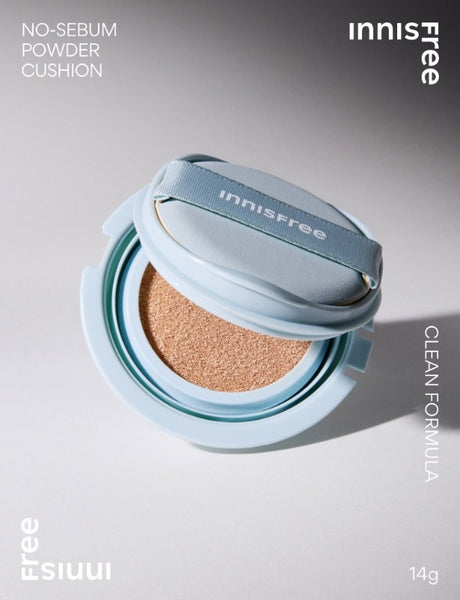 2 x innisfree No-Sebum Powder Cushion Refill 14g SPF35 PA++ from Korea