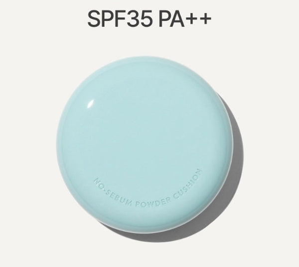 2 x innisfree No-Sebum Powder Cushion 14g, SPF35 PA++ from Korea
