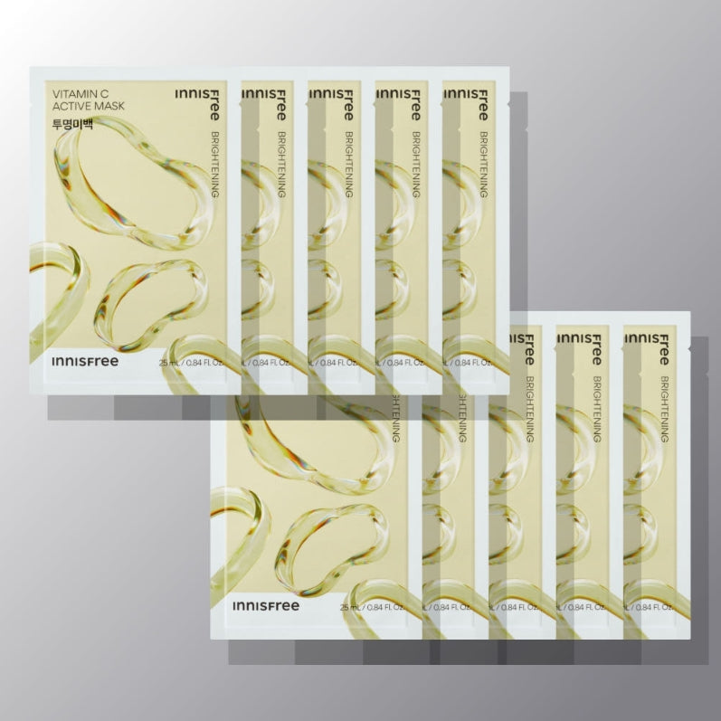 10 x innisfree Vitamin C Active Mask 25ml from Korea