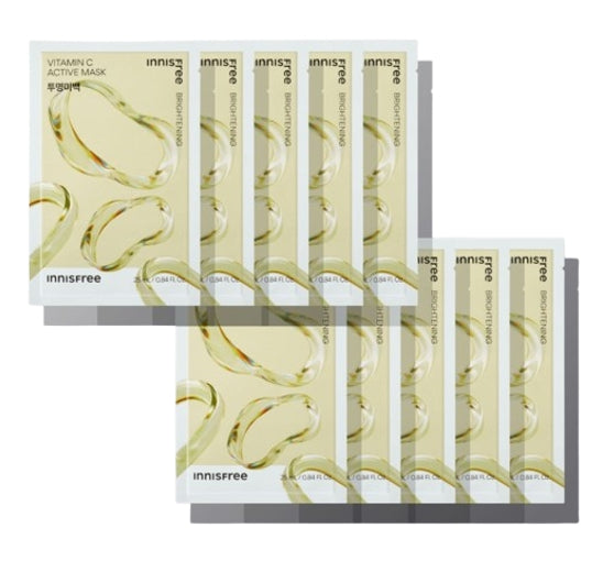 10 x innisfree Vitamin C Active Mask 25ml from Korea