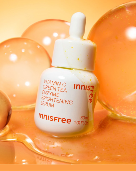 2 x innisfree Vitamin C Green Tea Enzyme Brightening Serum 30ml from Korea