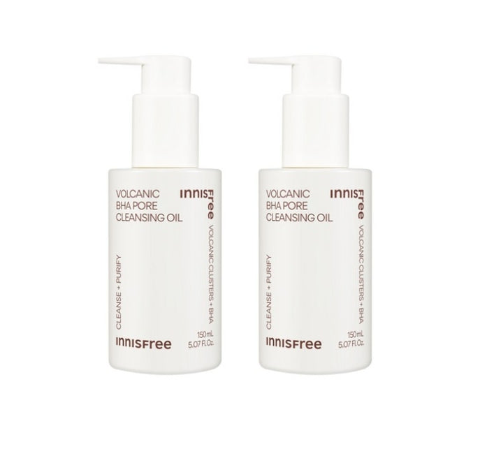 2 x innisfree Volcanic BHA Pore Cleansing Oil 150ml from Korea by innisfree