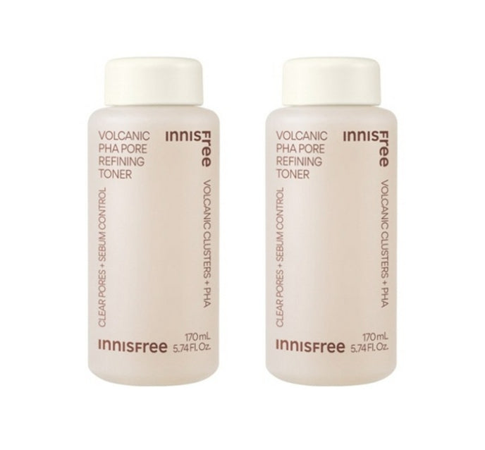 2 x innisfree Volcanic PHA Pore Refining Toner 170ml from Korea by innisfree