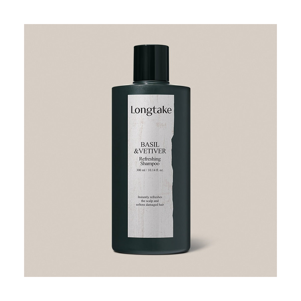 Longtake Basil & Vetiver Hair & Body Shower Gift Set with Shampoo 300ml and Body Wash 300ml