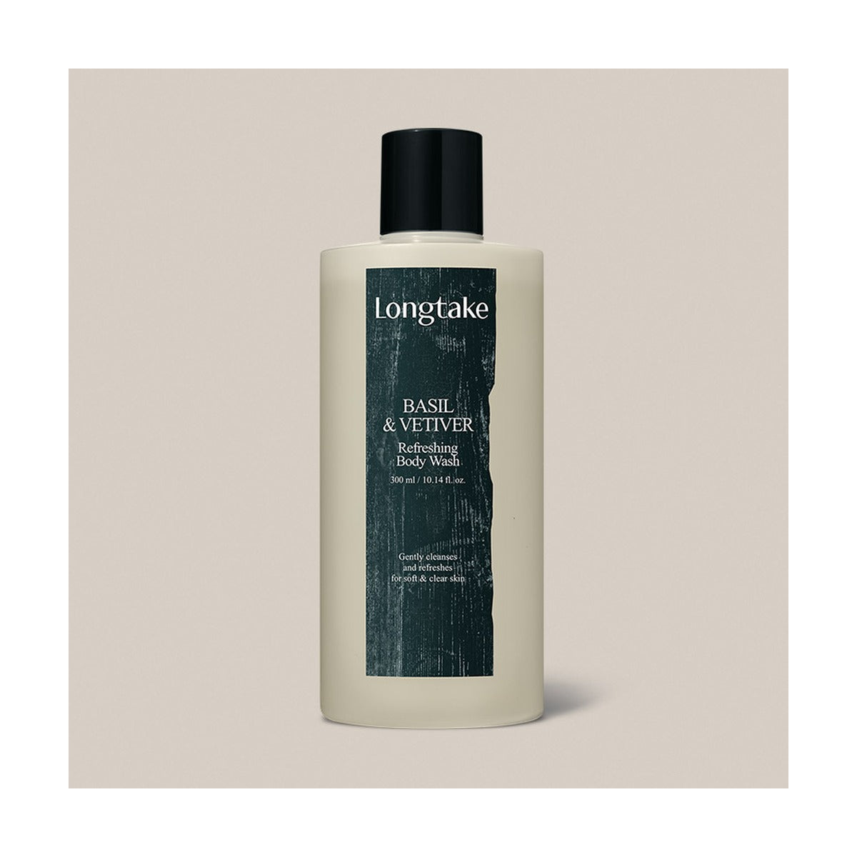 Longtake Basil & Vetiver Hair & Body Shower Gift Set with Shampoo 300ml and Body Wash 300ml