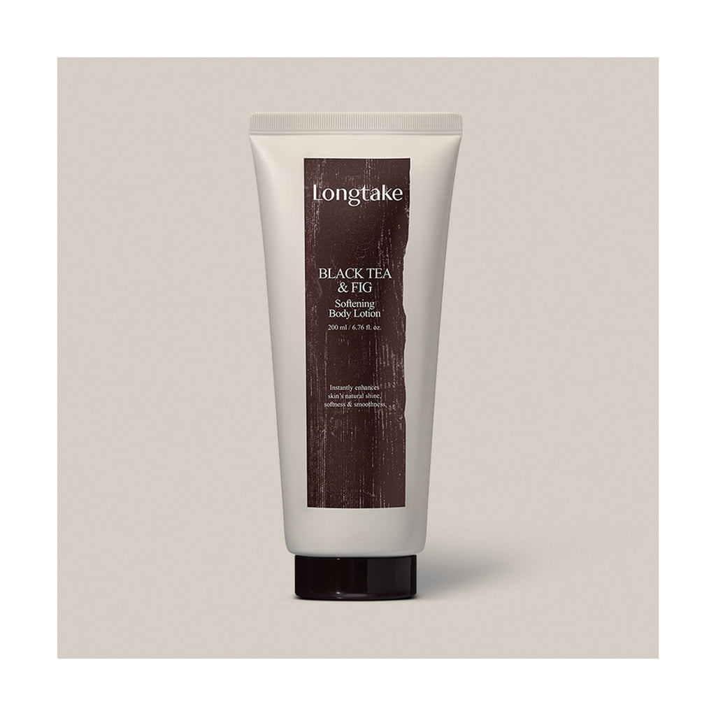 Longtake Black Tea & Fig Softening Body Gift Set with Body Wash 300ml and Body Lotion 200ml