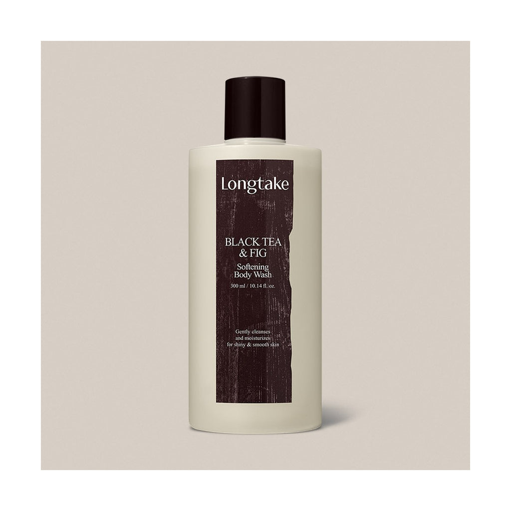 Longtake Black Tea & Fig Softening Body Gift Set with Body Wash 300ml and Body Lotion 200ml