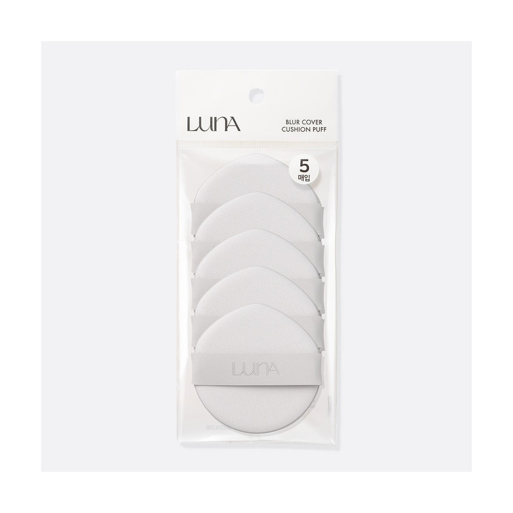 LUNA Blur Cover Cushion Puff 5 pcs pack