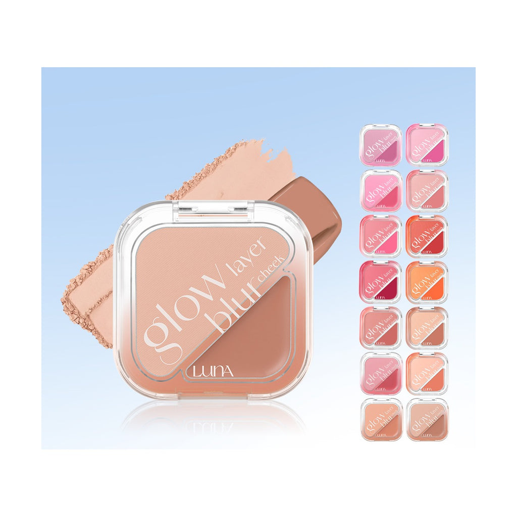 LUNA Glow Layer Blur Cheek 8.5g compact